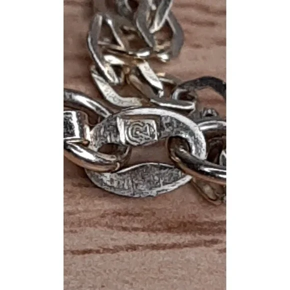 925 Italy Gold-Tone Stardust Ball Necklace 5.7g sterling silver Signed, tested - Picture 8 of 10